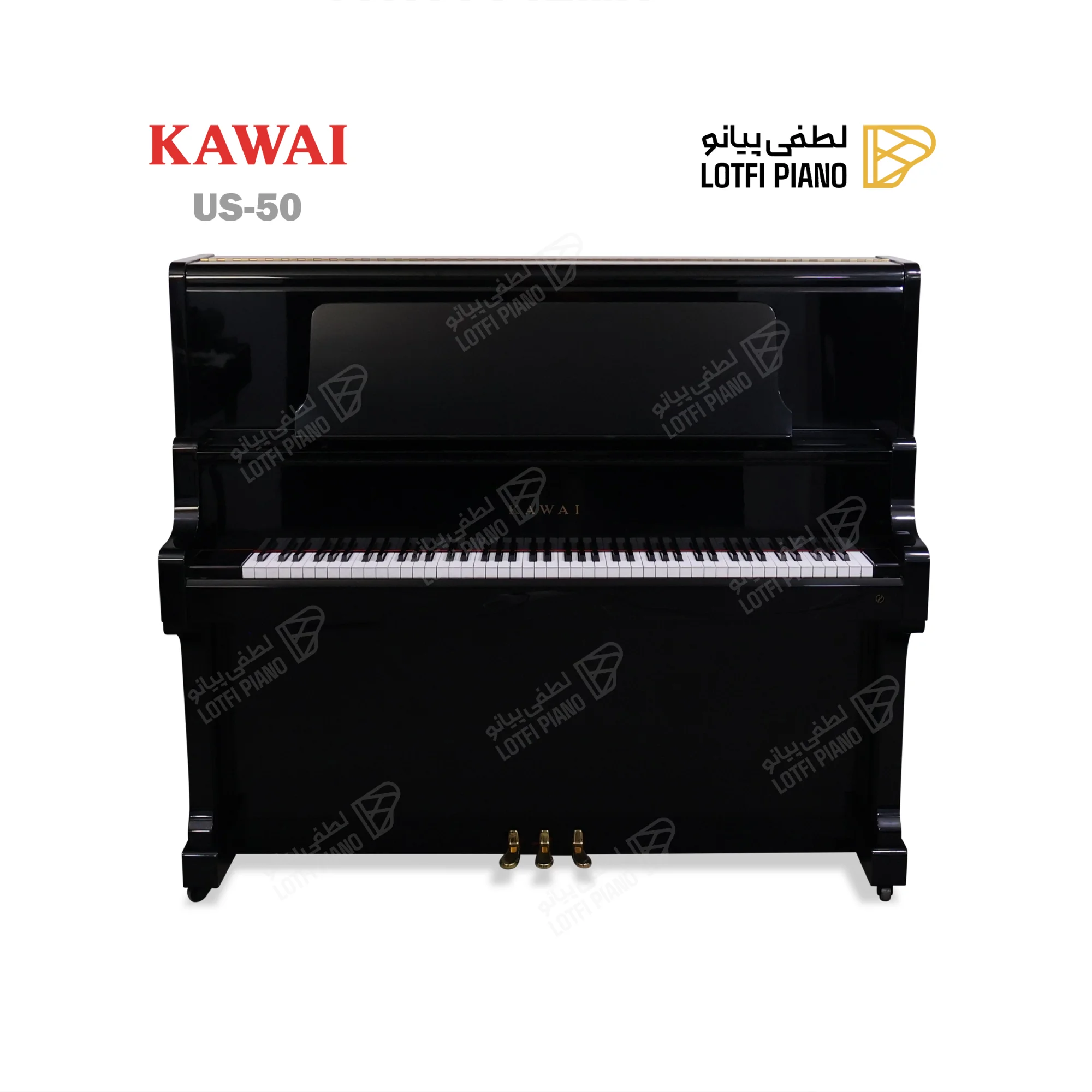 Kawai US-50 Upright Piano 1983 – Premium Japanese Piano | Black 